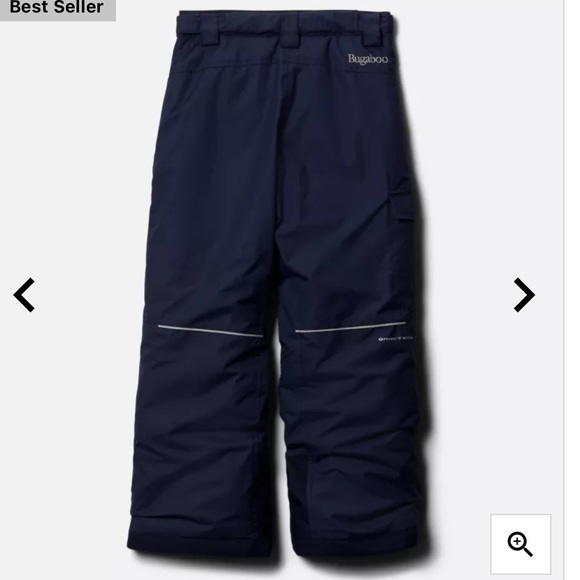 Columbia Youth Bugaboo™ II Ski Pant Navy Blue Size Large EUC - Picture 3 of 12